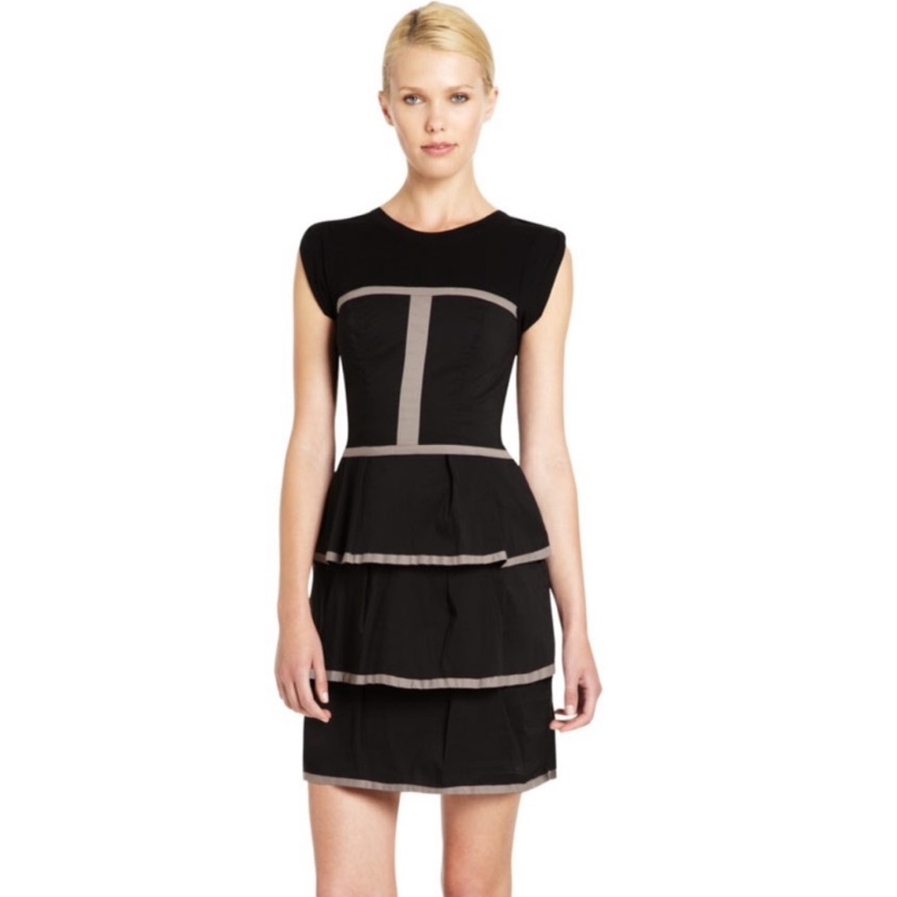 BCBGMaxAzria Ruffled Bottom Yasmina Dress, size 2